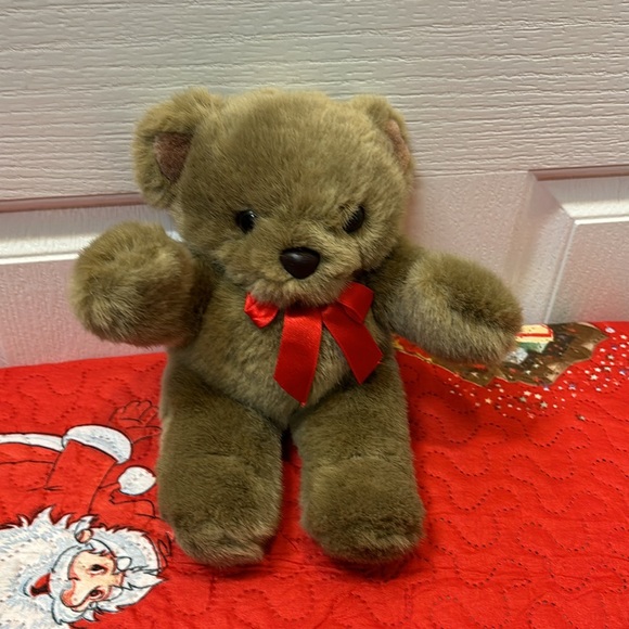 2 Commonwealth mini soft and fluffy teddy bears plushes 10” & 12” - Picture 5 of 16